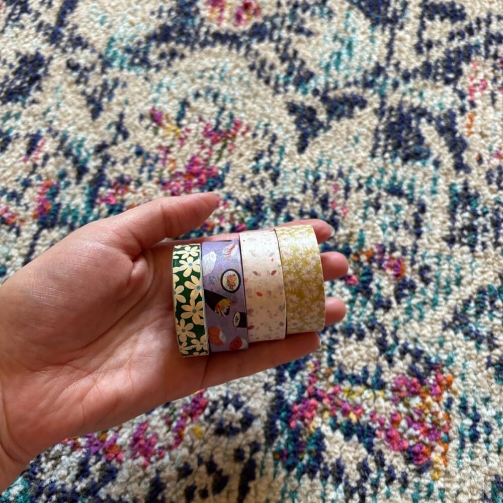ban.do Patterned Washi Tape Bundle Set of 4 Stationery Craft